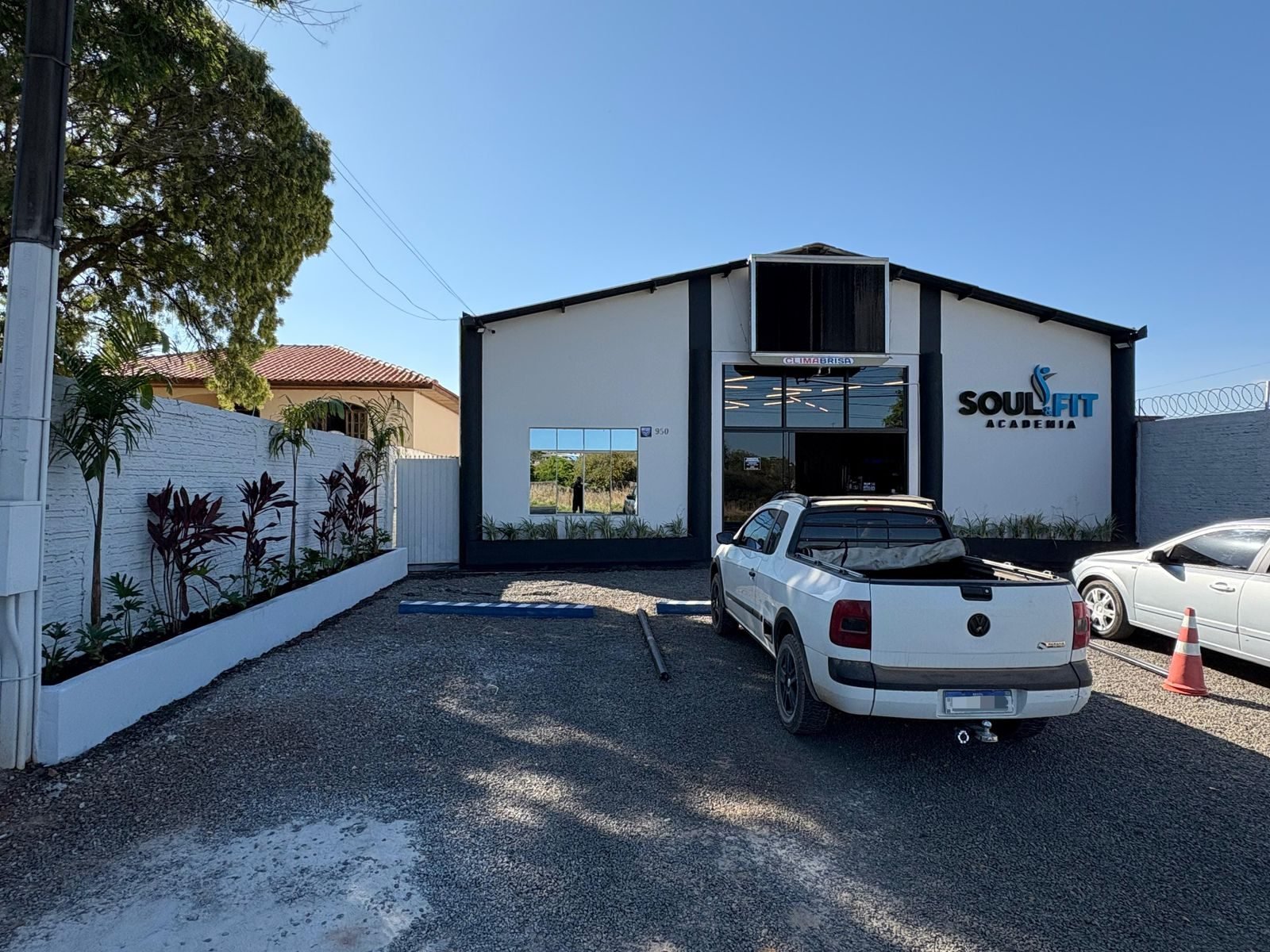 Área de musculação da Soul&Fit Academia